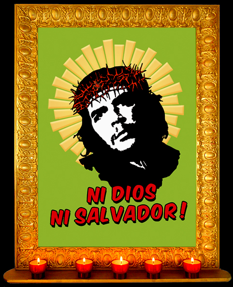 Portrait christique de Che Guevara