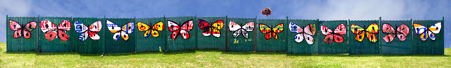 Installation ralise aux frontires du festival Rve de Ville. Quartier Berlioz. Pau - 2006
